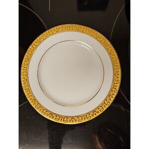 Vintage 1991 Macy's Royal Gallery Gold Buffet  6 1/2" Bread Plates Near Mint